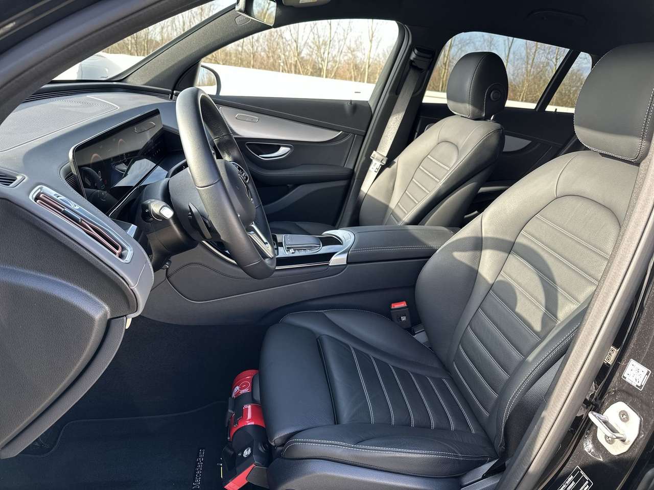 Mercedes-Benz EQC 400 4M AMG Leder 21" multi privacy ramen dodehoek — foto 18 van 19