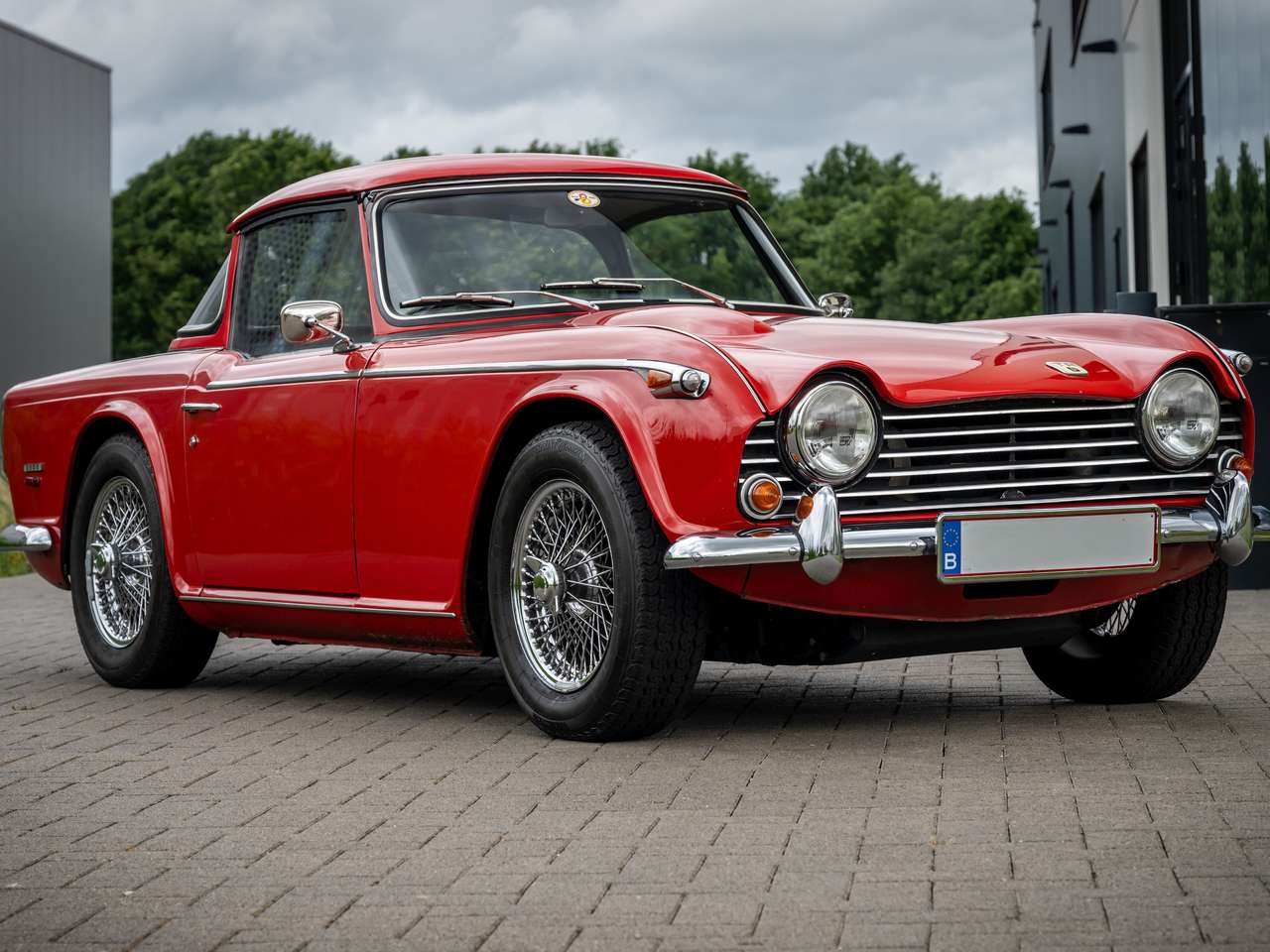 Triumph TR5 PI  EU model  with surrey top — foto 3 van 25