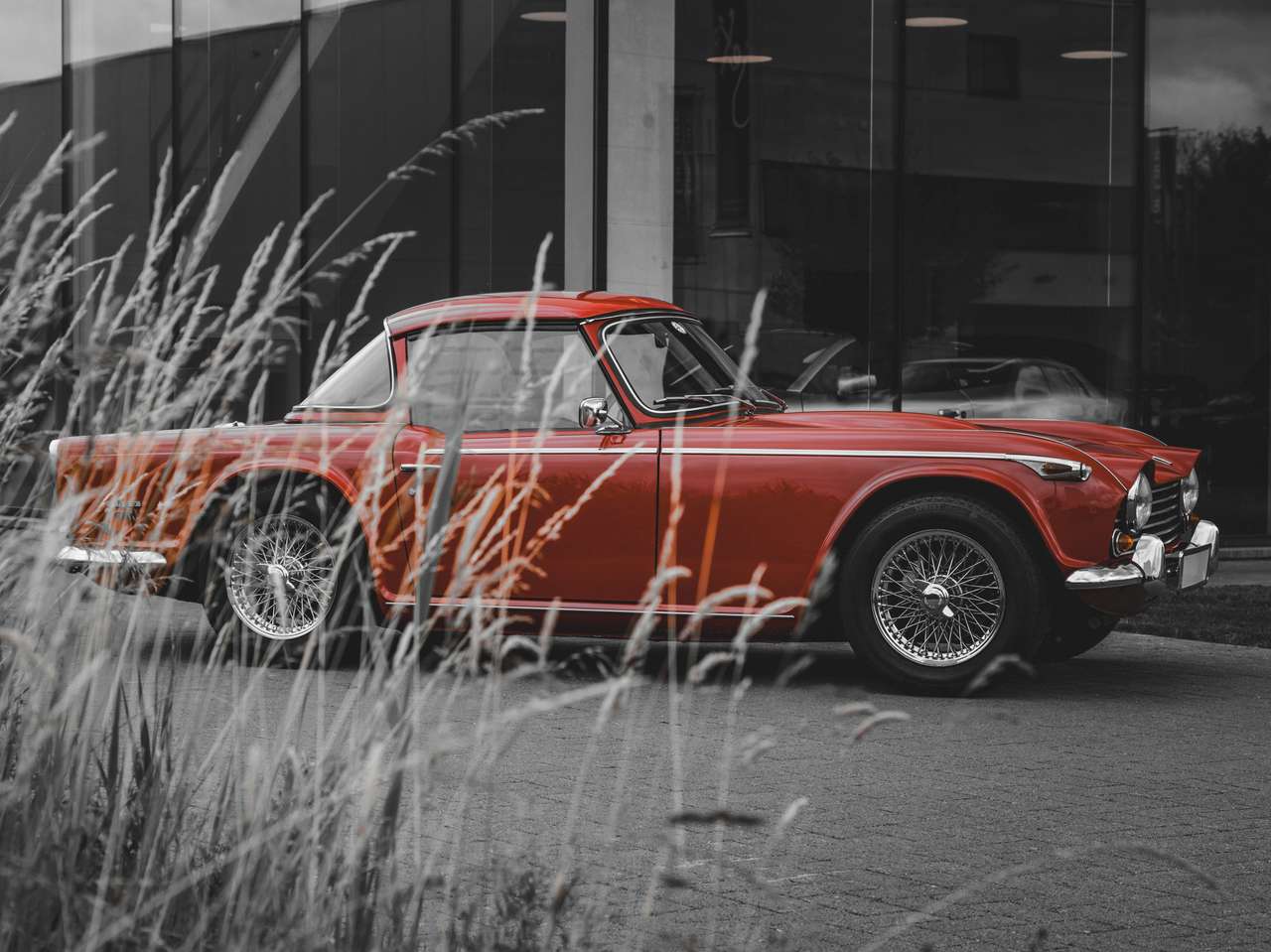 Triumph TR5 PI  EU model  with surrey top — foto 9 van 25