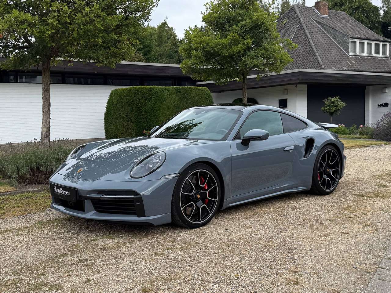 Porsche 911 992 TURBO / Arctic Grey / Burmester / 360 / Sunroof / Matrix / 14-Way  / — foto 2 van 17