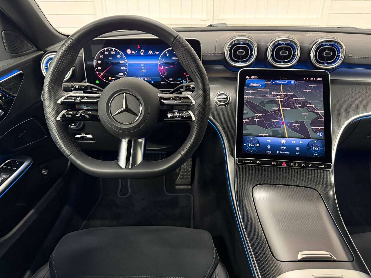 Mercedes-Benz C 180 T Break AMG Line MEMORY*CARPLAY*360CAMERA*TREKHAAK*PANO*ACC*TREKHAAK — foto 10 van 25