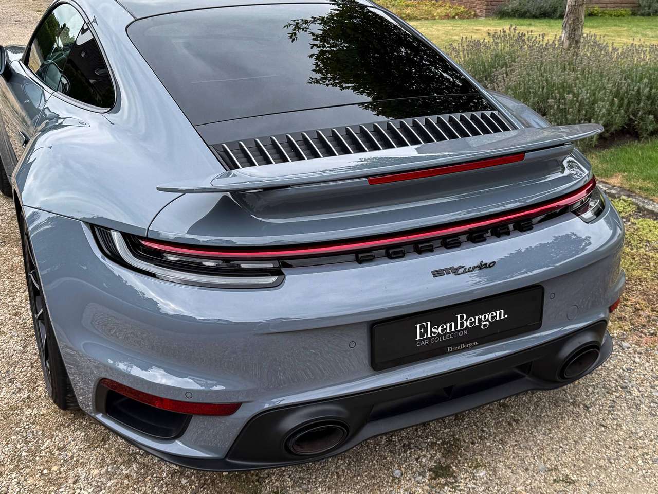 Porsche 911 992 TURBO / Arctic Grey / Burmester / 360 / Sunroof / Matrix / 14-Way  / — foto 17 van 17