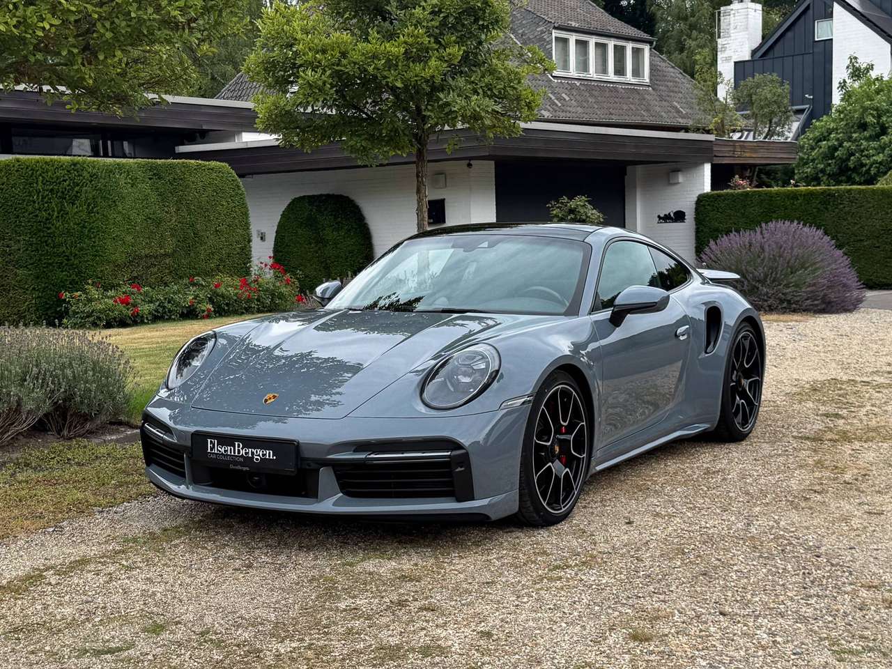 Porsche 911 992 TURBO / Arctic Grey / Burmester / 360 / Sunroof / Matrix / 14-Way  / — foto 6 van 17