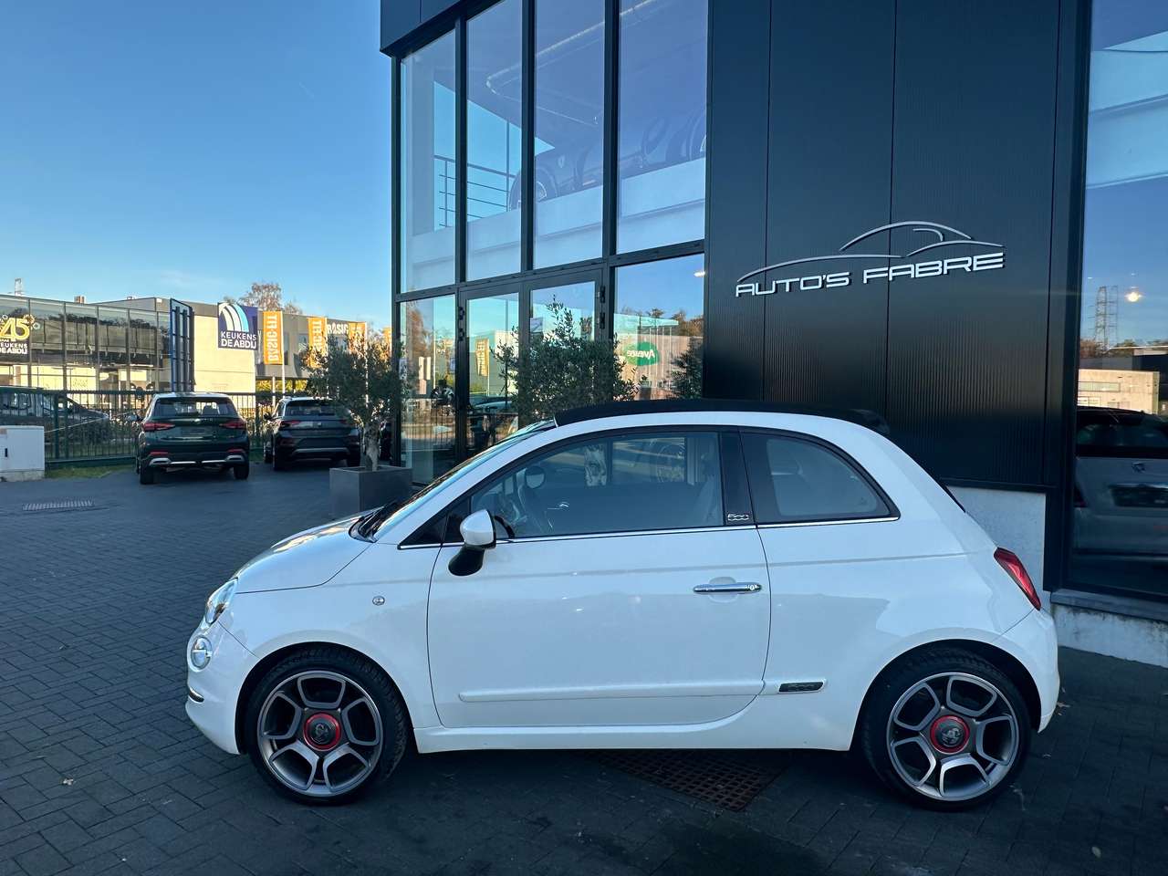 Fiat 500C 1.0i Cabrio Leder Airco Abarth Alu 16" 20000km — foto 5 van 20