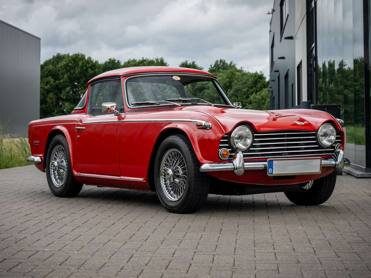 Triumph TR5 PI  EU model  with surrey top — foto 2 van 25