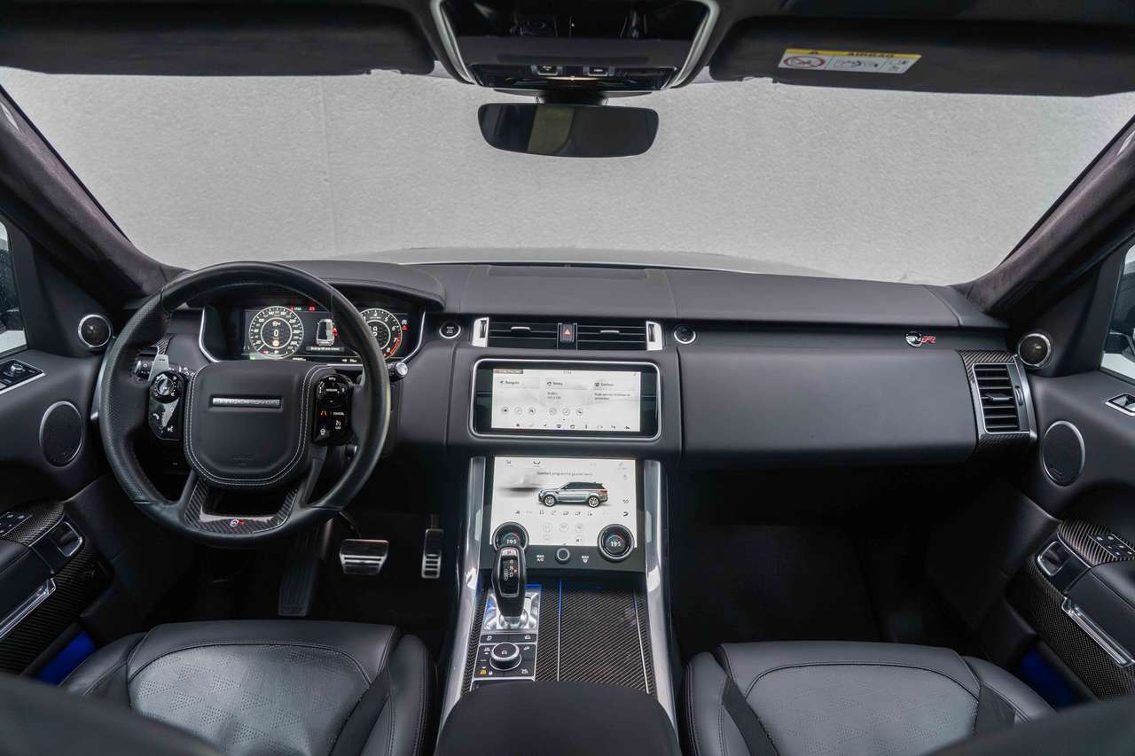 Land Rover Range Rover Sport V8 SVR Carbon Edition LED/PANO/LICHTEVRACHT/MERIDIAN/LUCHTV./ACC/AMBIENTE/TREKHAAK — foto 10 van 25