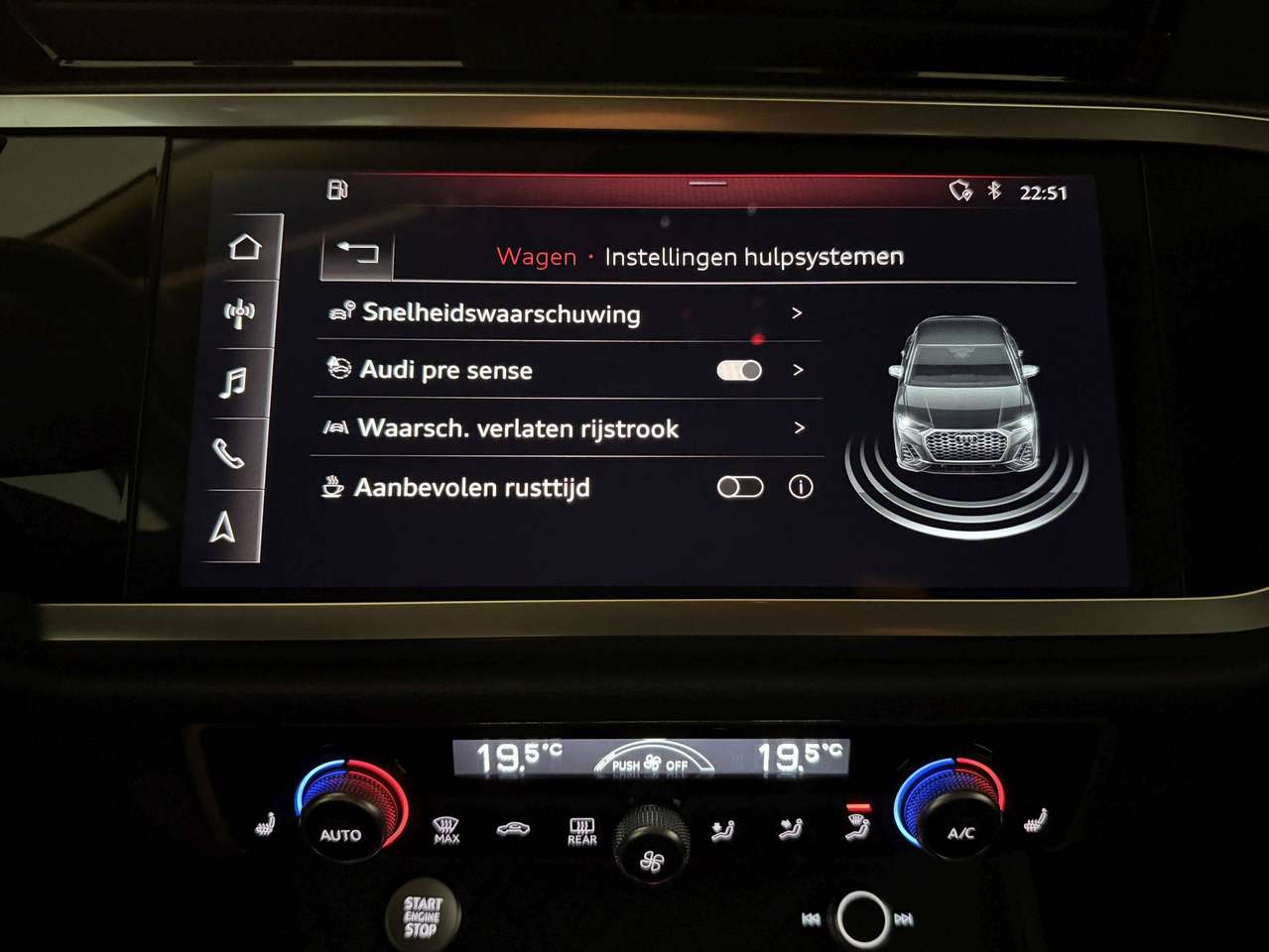 Audi Q3 SPORTBACK 150PK * LEDER * ELECTRISCHE ZETELS * CAR PLAY * LED * KEY LESS * BLACK PACK * NAVI * ZETEL VERWARMING * CLIMA * — foto 11 van 20