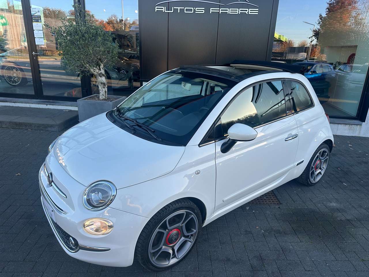 Fiat 500C 1.0i Cabrio Leder Airco Abarth Alu 16" 20000km — foto 2 van 20