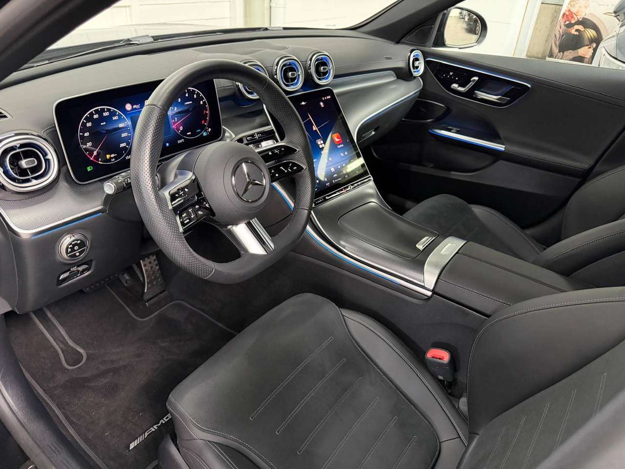 Mercedes-Benz C 180 T Break AMG Line MEMORY*CARPLAY*360CAMERA*TREKHAAK*PANO*ACC*TREKHAAK — foto 13 van 25