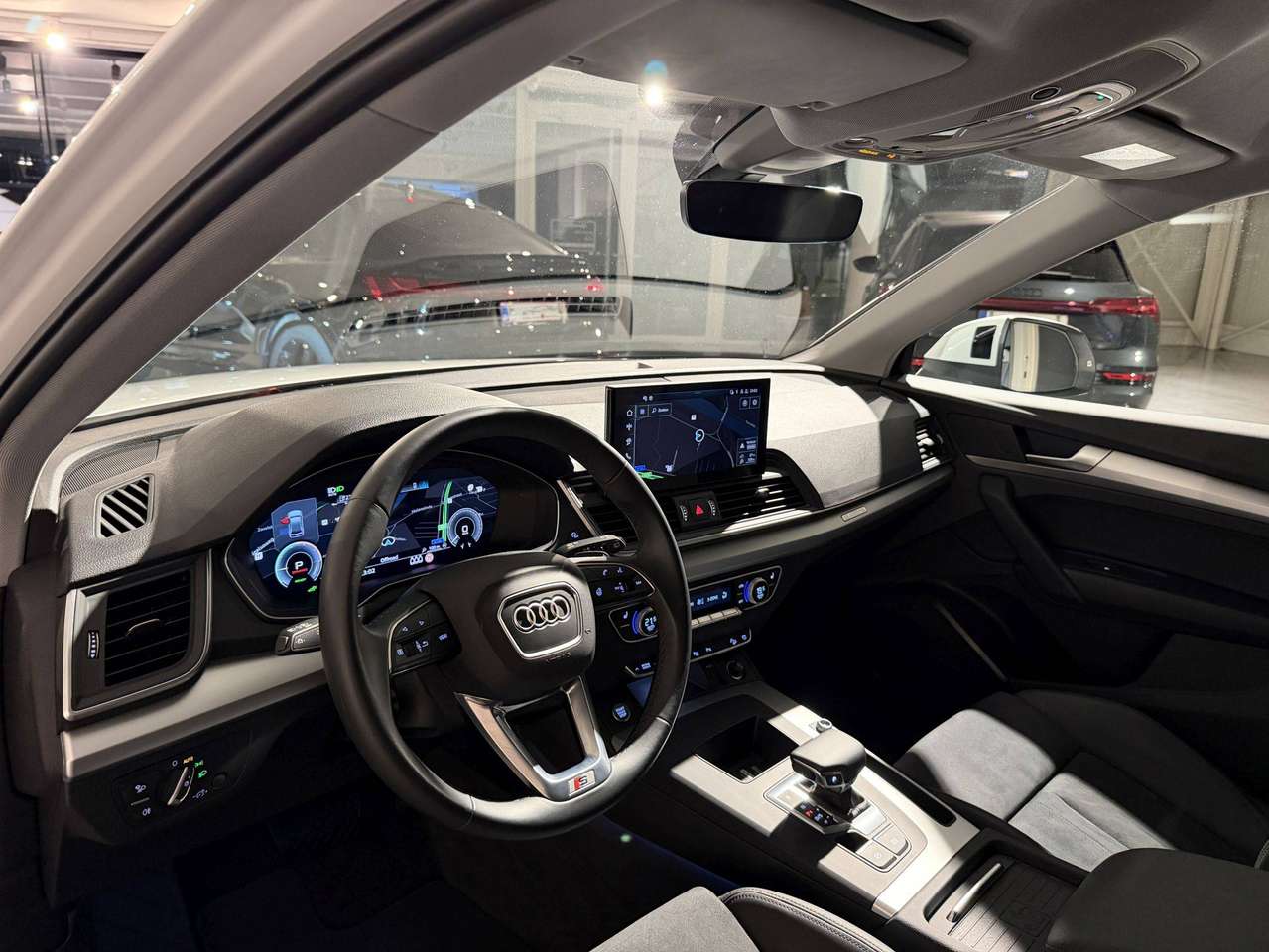 Audi Q5 408PK PLUG IN HYBRIDE * S-LINE * MATRIX * TREKHAAK * LEDER * CAR PLAY * 22" RS * FULL BLACK PACK *  VIRTUAL COCKPIT * — foto 6 van 25