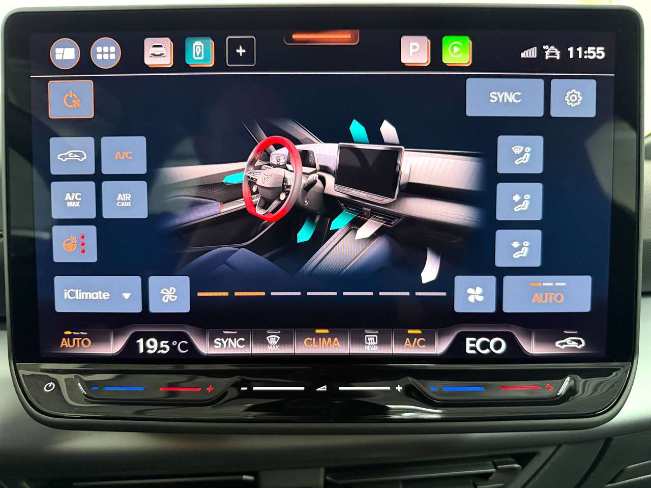 CUPRA Born Born 60/63kWh eBoost 170KW SOH100% 360°CAMERA*CARPLAY*DAB*NAVI*ACC*BLIS*LANE ASSIST*LED*AC2ZONE — foto 19 van 25