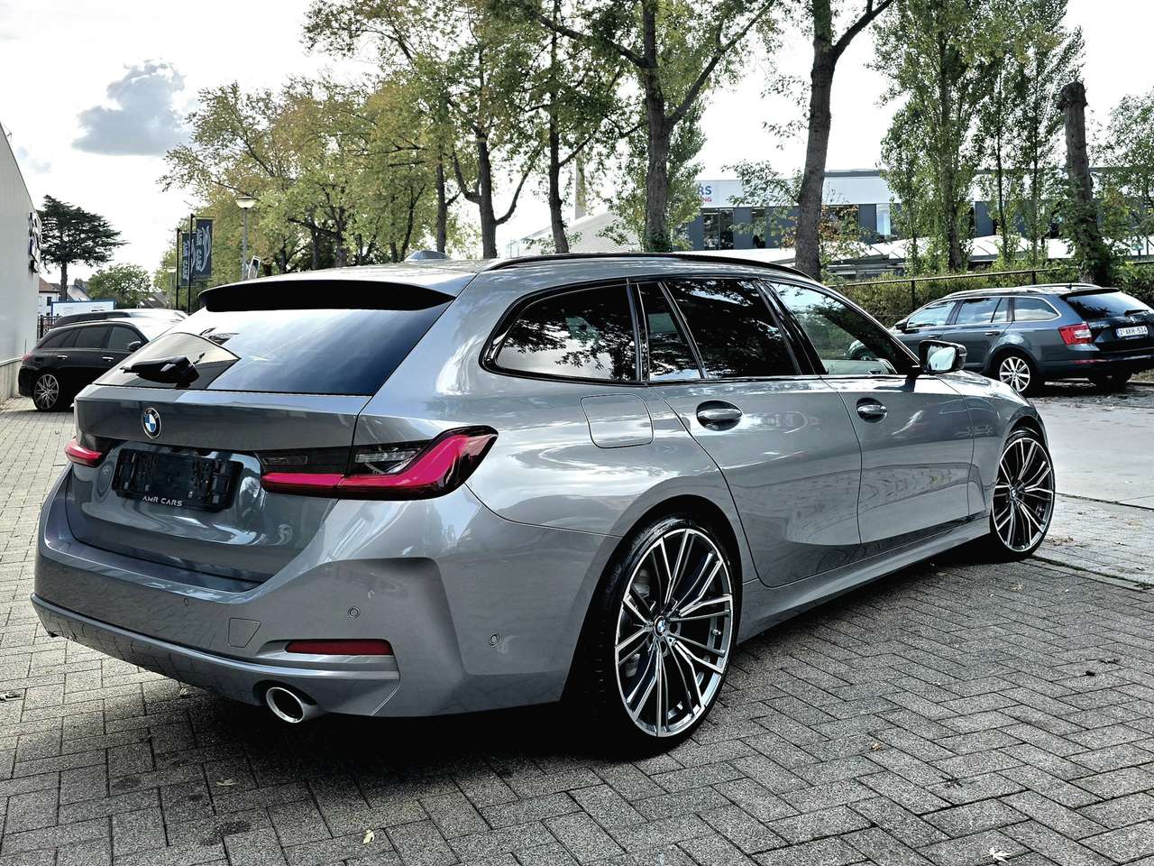 BMW 318 DA Sportline-Cognac Leder-Elec.Seats Memory-Widescreen-PanoramischDak-AdaptLed-Ambiance-ComfortAcces-Camera-Hifi enz.. — foto 11 van 25