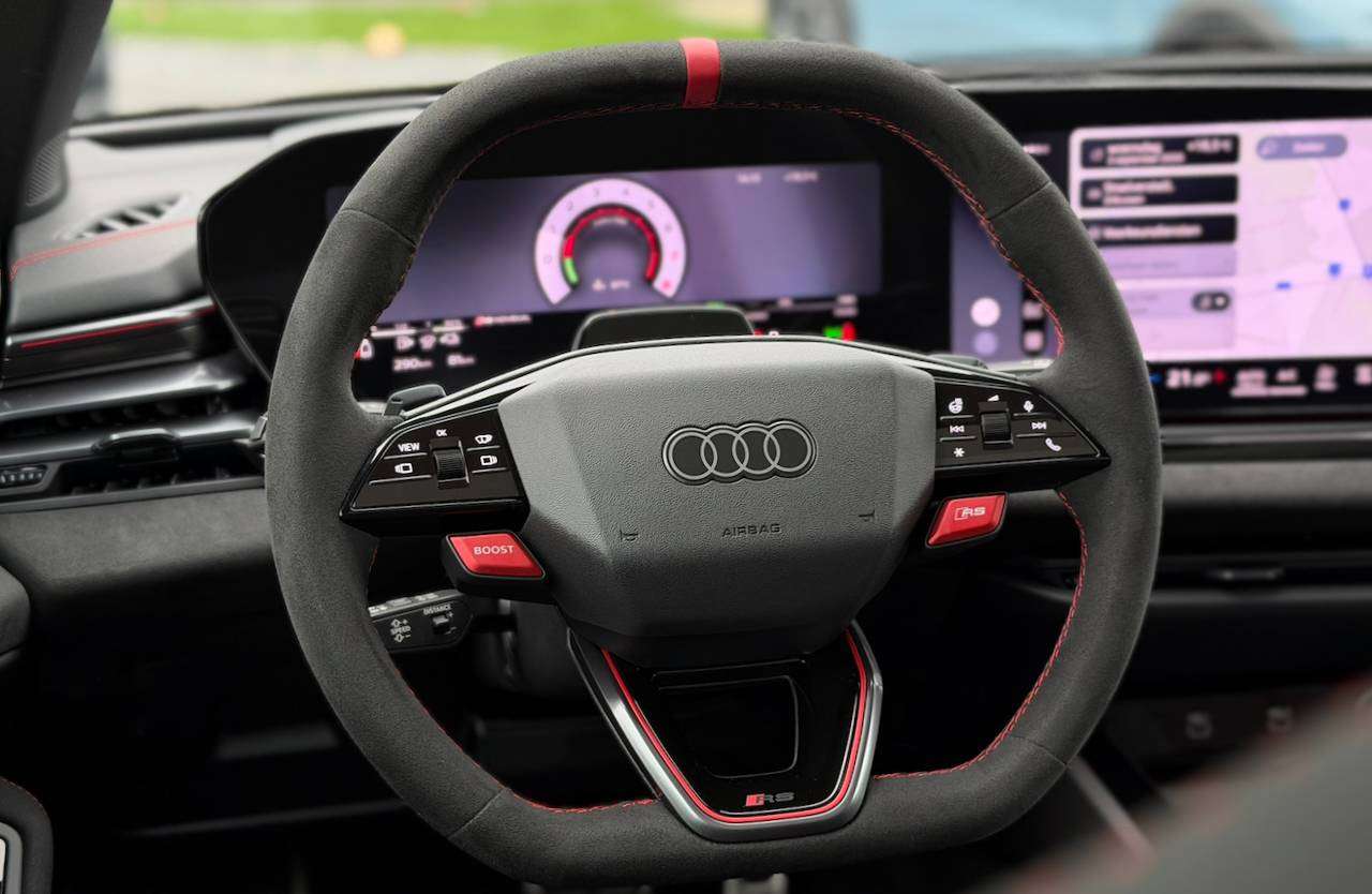 Audi RS5 AVANT BESCHIKBAAR TECH PRO SPORTPACK KERAMISCHE REMMEN PANORAMA GEKOELDE ZETELS MASSAGE B&O 360° CAM — foto 9 van 25