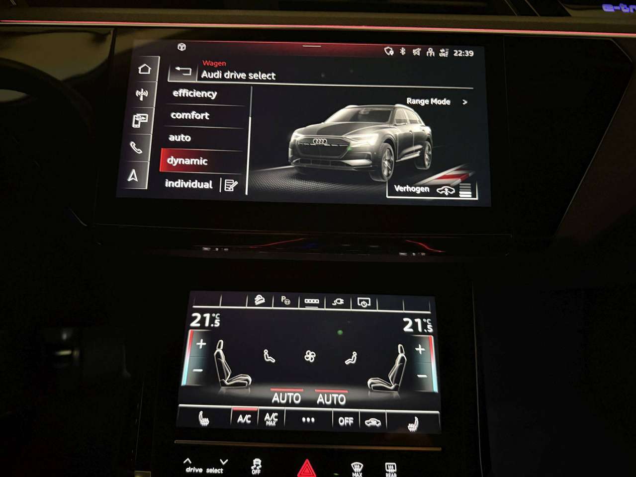 Audi Q8 e-tron 340PK QUATTRO * 3x S-LINE * CAMERA * EXCLUSIVE RED PACK * 22" * MATRIX * STANDVERWARMING * BLACK PACK * — foto 13 van 24