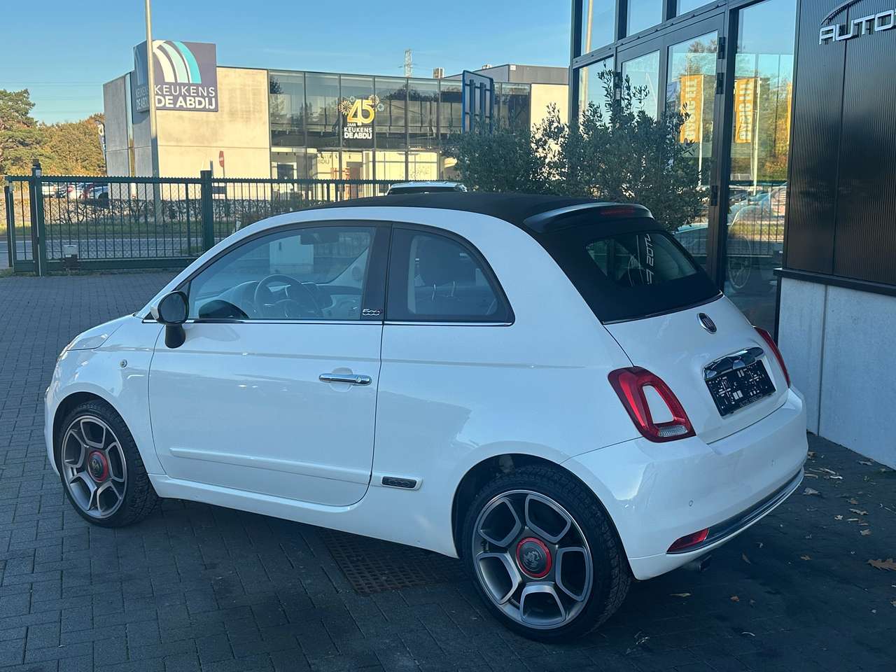 Fiat 500C 1.0i Cabrio Leder Airco Abarth Alu 16" 20000km — foto 6 van 20