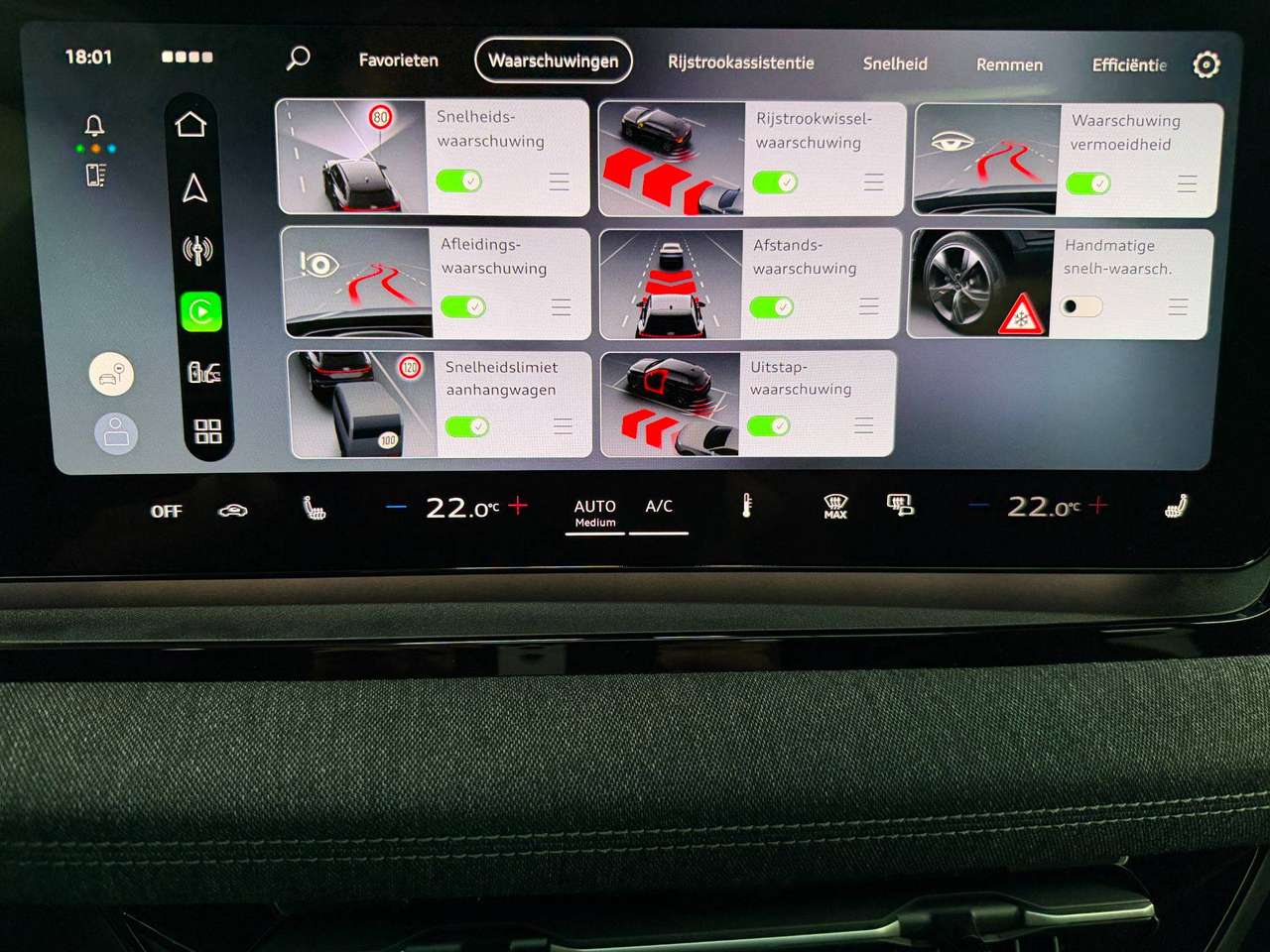 Audi Q6 e-tron Q6 e-Tron 100kWh Performance S-Line Edition PANO*TREKHAAK*360CAMERA*CARPLAY*MATRIXLED — foto 25 van 25