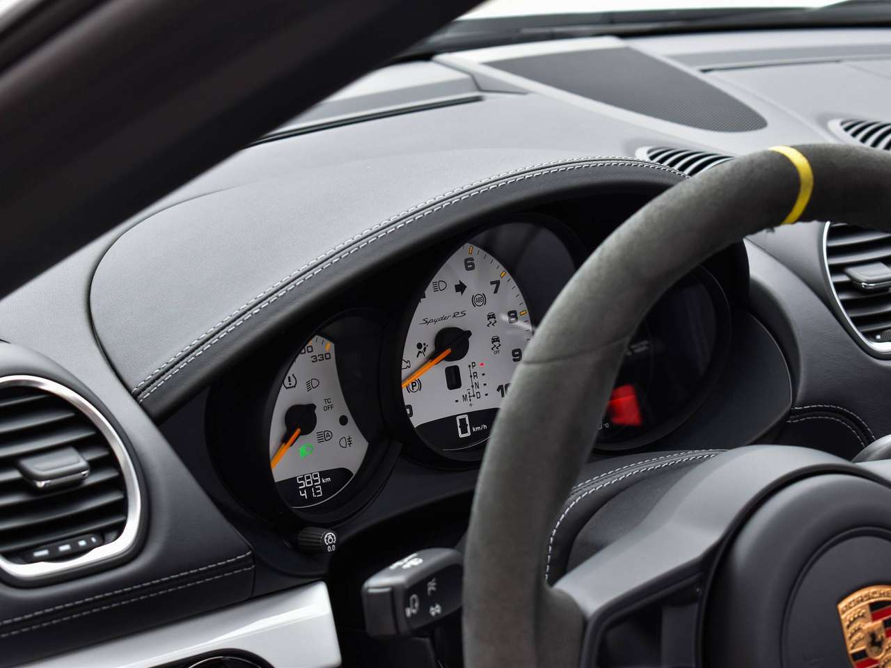 Porsche Boxster 718 Spyder RS / 4.0 PDK / Pure White / 1st Owner — foto 10 van 25