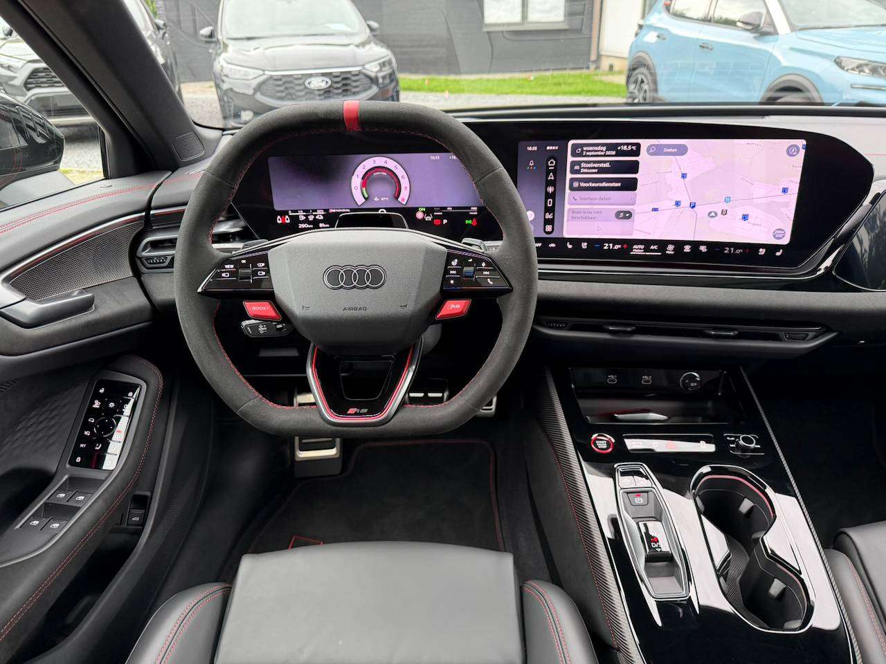 Audi RS5 AVANT BESCHIKBAAR TECH PRO SPORTPACK KERAMISCHE REMMEN PANORAMA GEKOELDE ZETELS MASSAGE B&O 360° CAM — foto 8 van 25