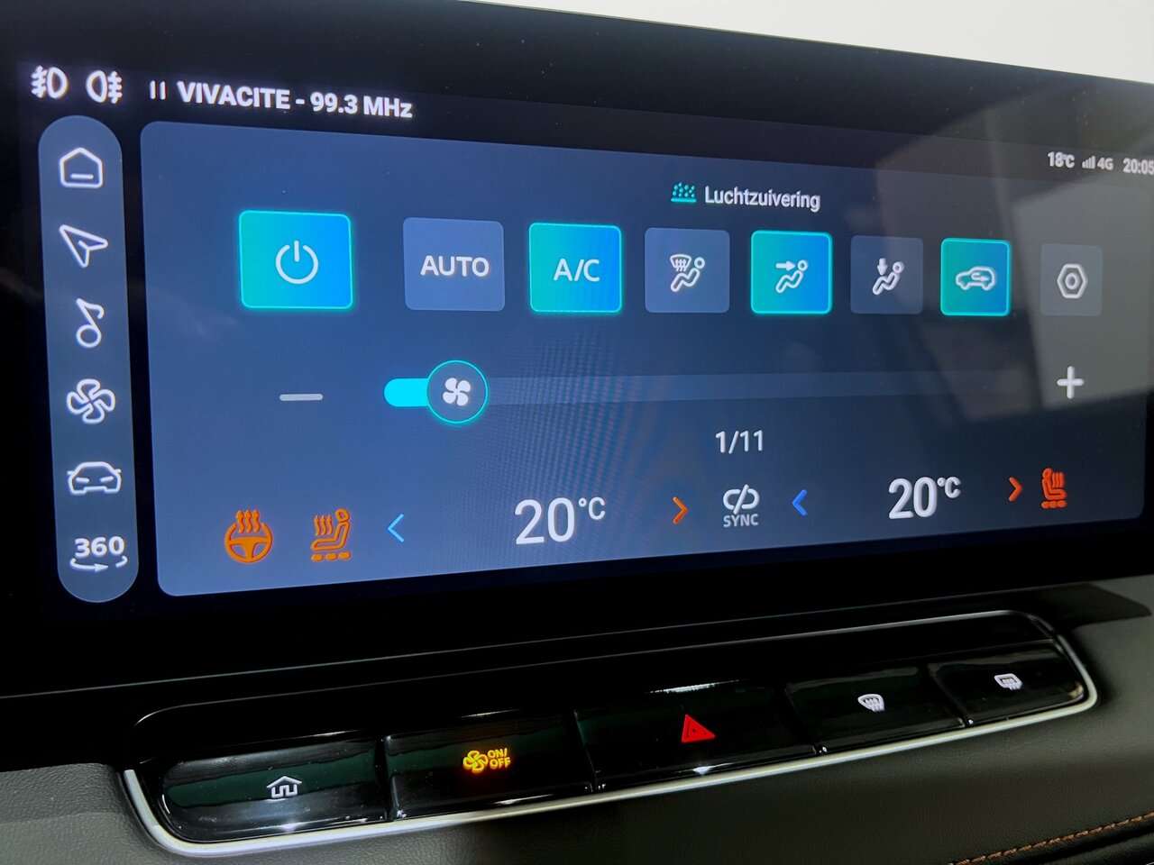 MG HS Hybrid+ 1.5 LEDER/NAVI/LED / 360° — foto 13 van 23