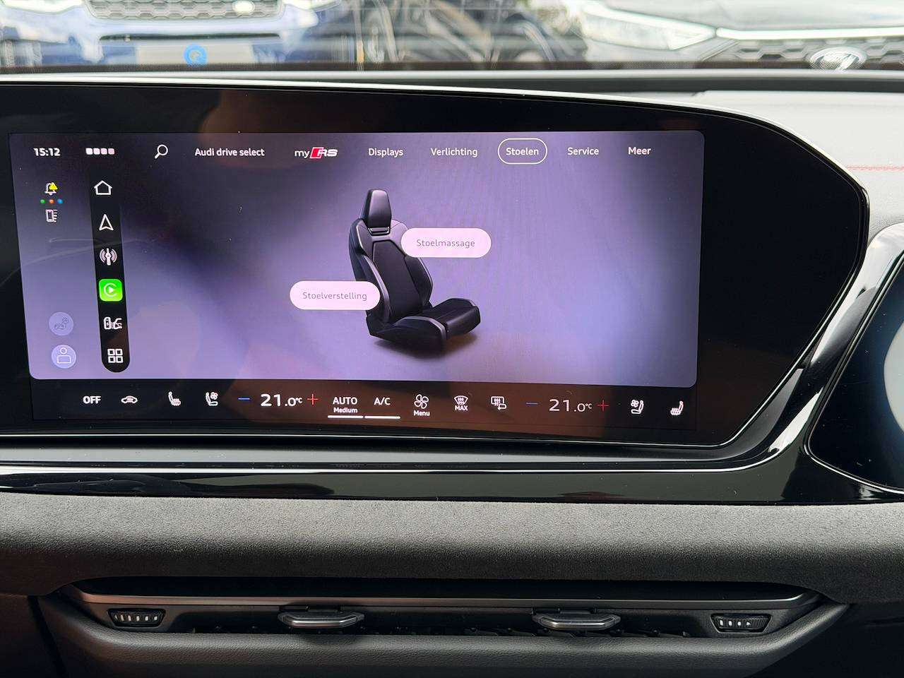 Audi RS5 AVANT BESCHIKBAAR TECH PRO SPORTPACK KERAMISCHE REMMEN PANORAMA GEKOELDE ZETELS MASSAGE B&O 360° CAM — foto 21 van 25