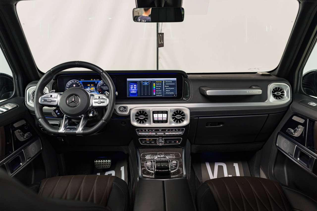 Mercedes-Benz G 63 AMG G 63 AMG MANUFAKTUR|MASSAGE|CARBON|BURMESTER|360°|ZETELVERW. (v/a)|ZETELKOELING|PANO|ACC|LA|GARANTIE|NIGHT PACKAGE| — foto 20 van 25