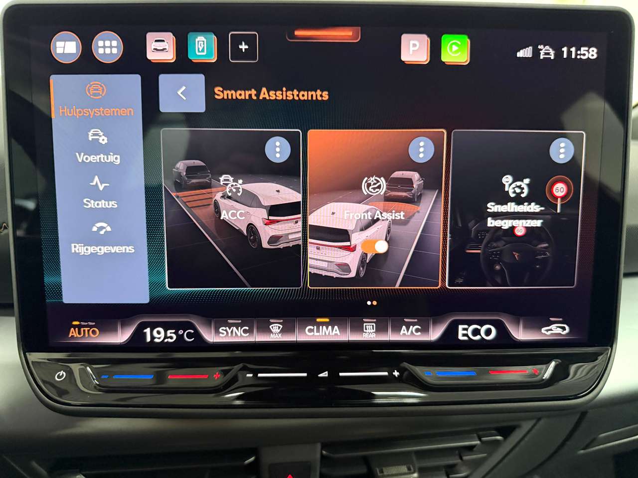 CUPRA Born Born 60/63kWh eBoost 170KW SOH100% 360°CAMERA*CARPLAY*DAB*NAVI*ACC*BLIS*LANE ASSIST*LED*AC2ZONE — foto 24 van 25