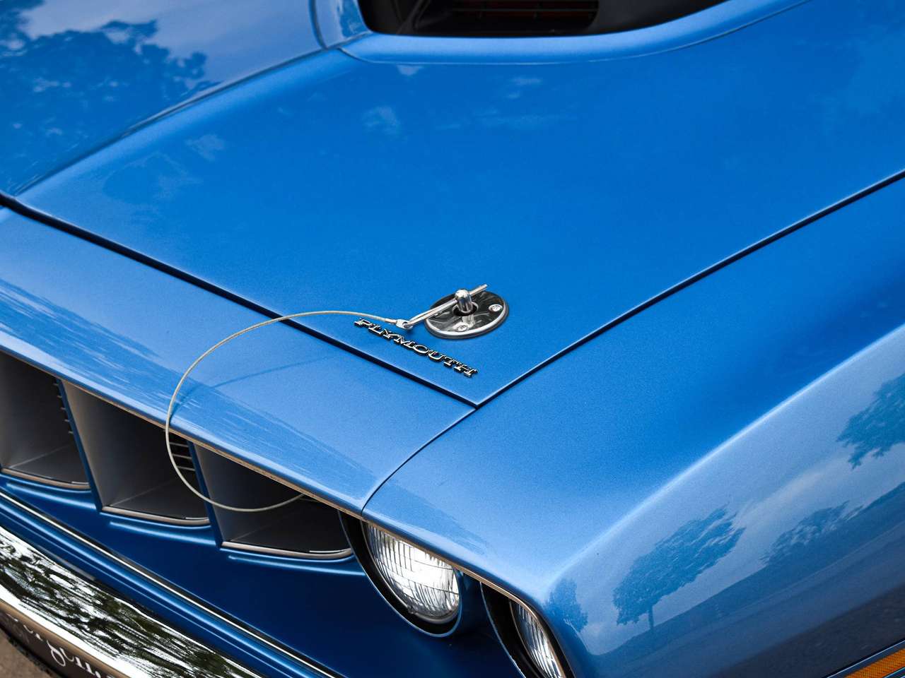 Plymouth Cuda 440-6 / B5 True Blue Metallic / Top Condition — foto 13 van 25