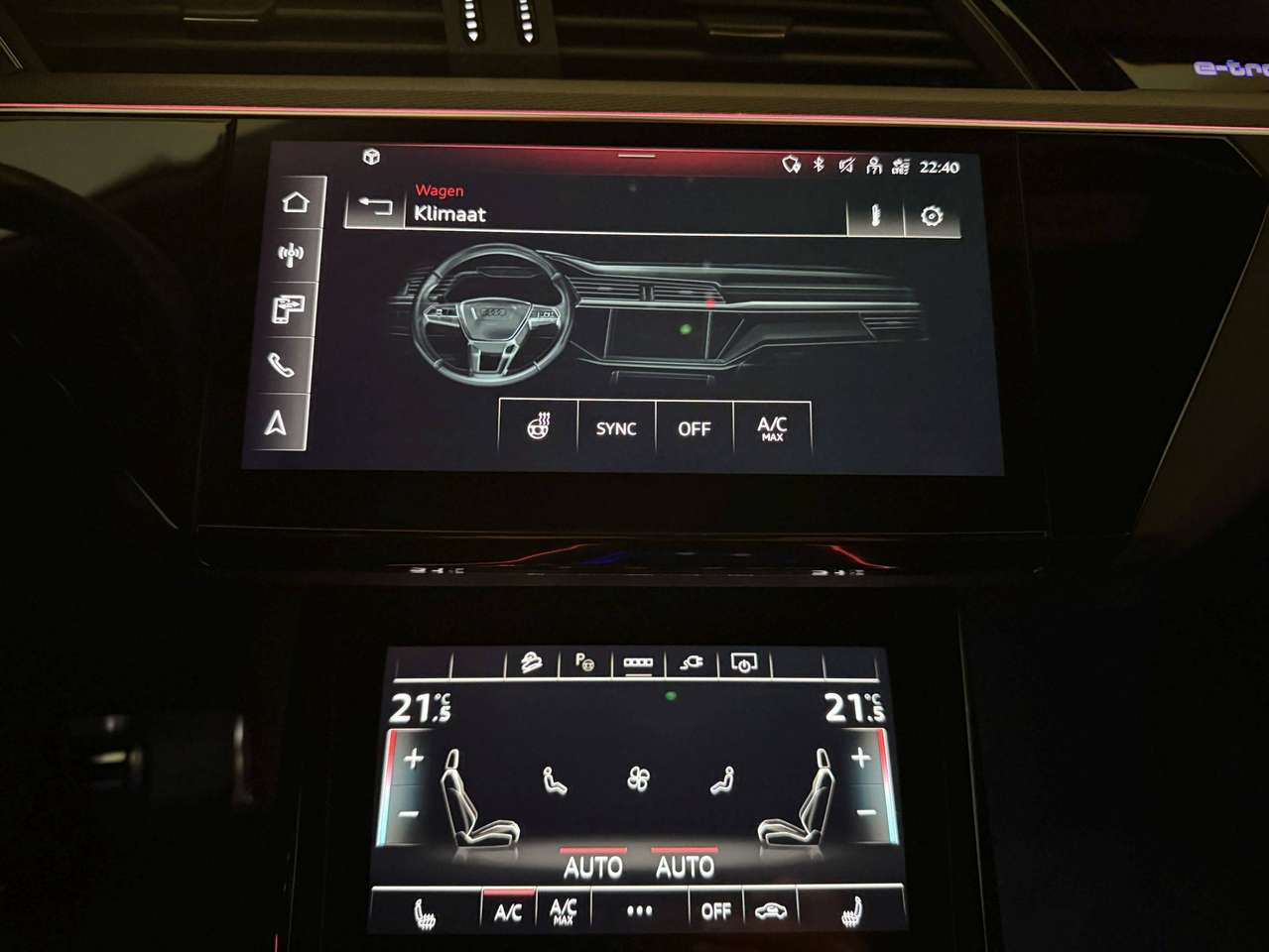Audi Q8 e-tron 340PK QUATTRO * 3x S-LINE * CAMERA * EXCLUSIVE RED PACK * 22" * MATRIX * STANDVERWARMING * BLACK PACK * — foto 9 van 24