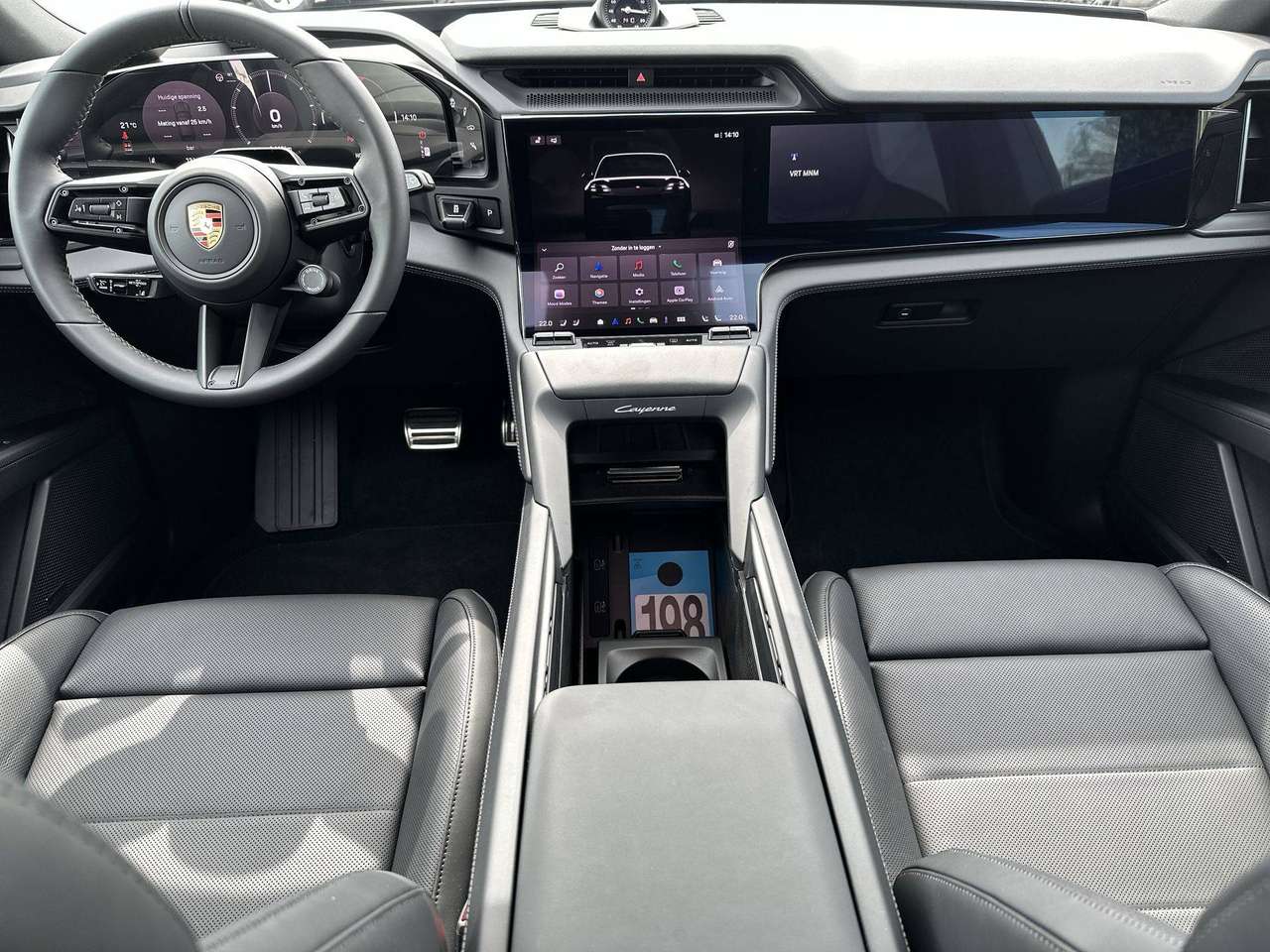 Porsche Cayenne ELECTRIC Trekhaak Pano Dak 22"Achterasbesturing Sport design pakket — foto 11 van 19