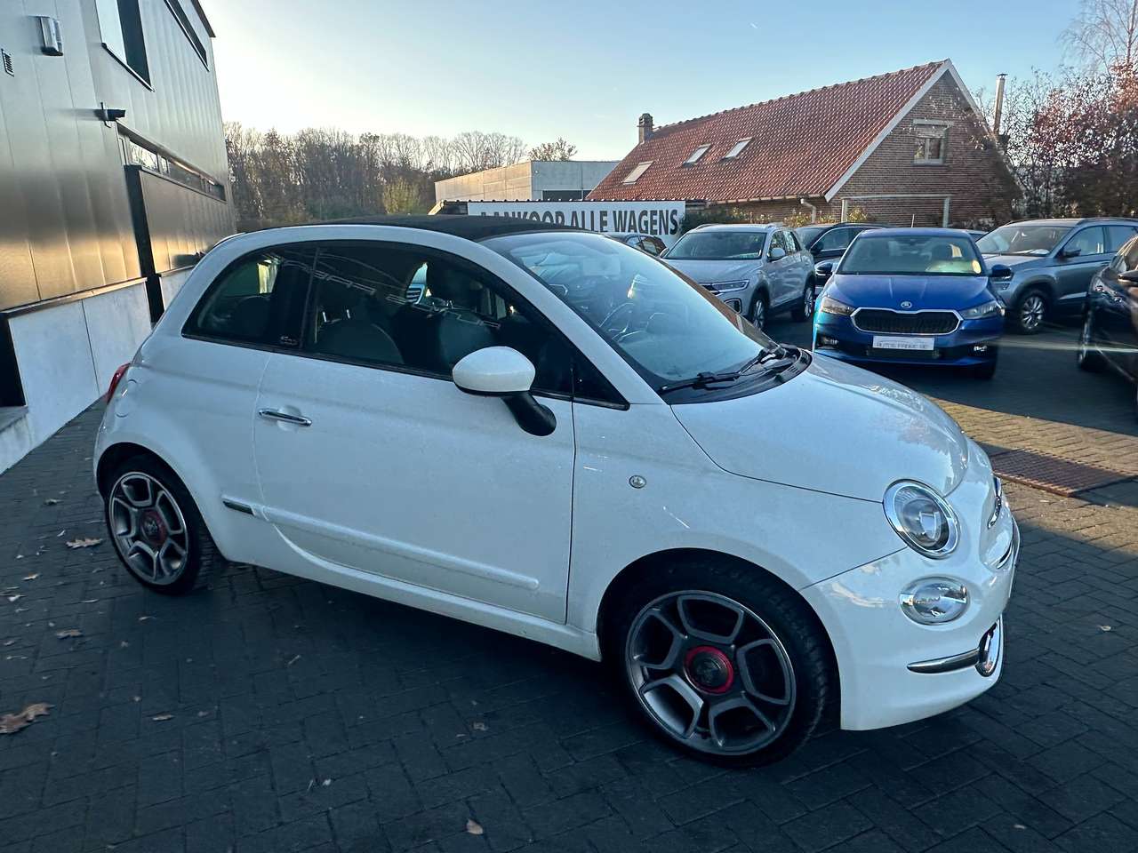 Fiat 500C 1.0i Cabrio Leder Airco Abarth Alu 16" 20000km — foto 4 van 20