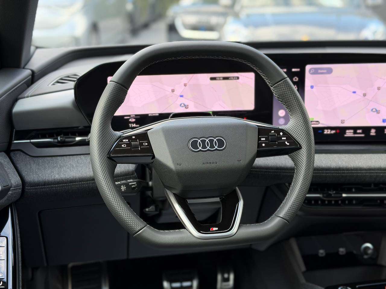 Audi Q6 e-tron 100 kWh PERFORMANCE S LINE EDITION TREKHAAK PANORAMA 360° CAM MEMORY SEATS — foto 8 van 15