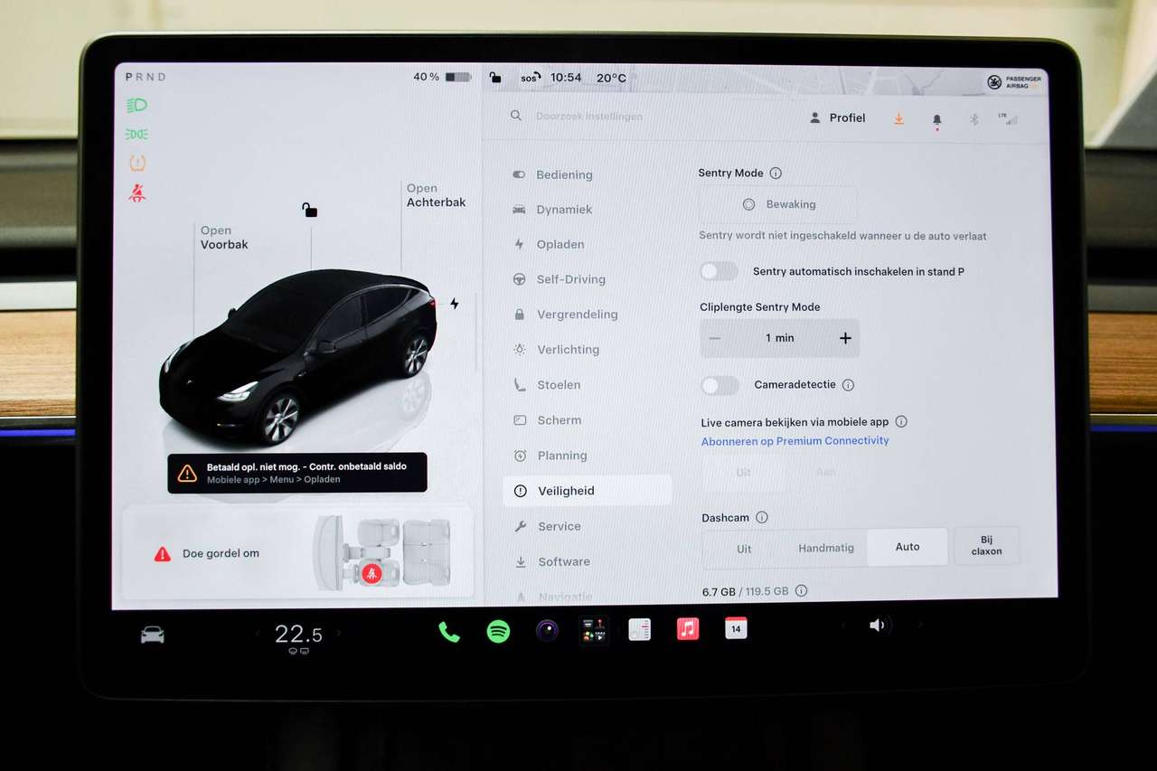 Tesla Model Y Model Y Standard Range - NAVIGATIE / PANORAMISCH DAK / CAMERA / ACC / BLIS / PDC — foto 12 van 17