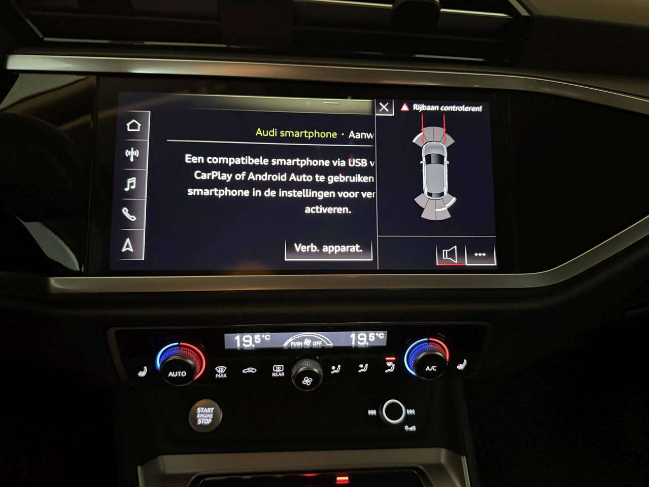 Audi Q3 SPORTBACK 150PK * LEDER * ELECTRISCHE ZETELS * CAR PLAY * LED * KEY LESS * BLACK PACK * NAVI * ZETEL VERWARMING * CLIMA * — foto 6 van 20