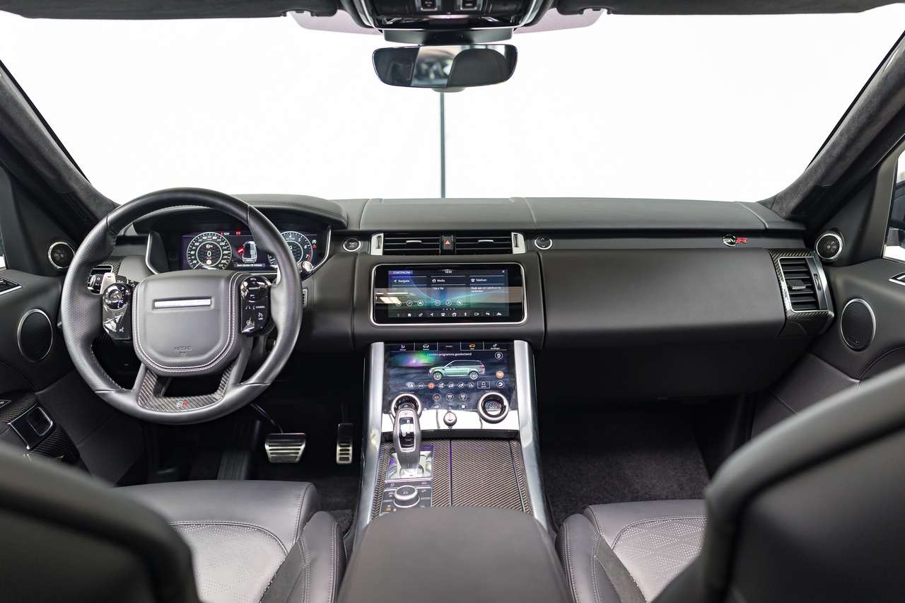Land Rover Range Rover Sport 5.0 V8 P575 SVR|COOLED&HEATED-SEATS|ALCATANARA|CARBON|HEATED REAR-SEATS|AMBIENTLIGHT|ACC|LA| — foto 18 van 25