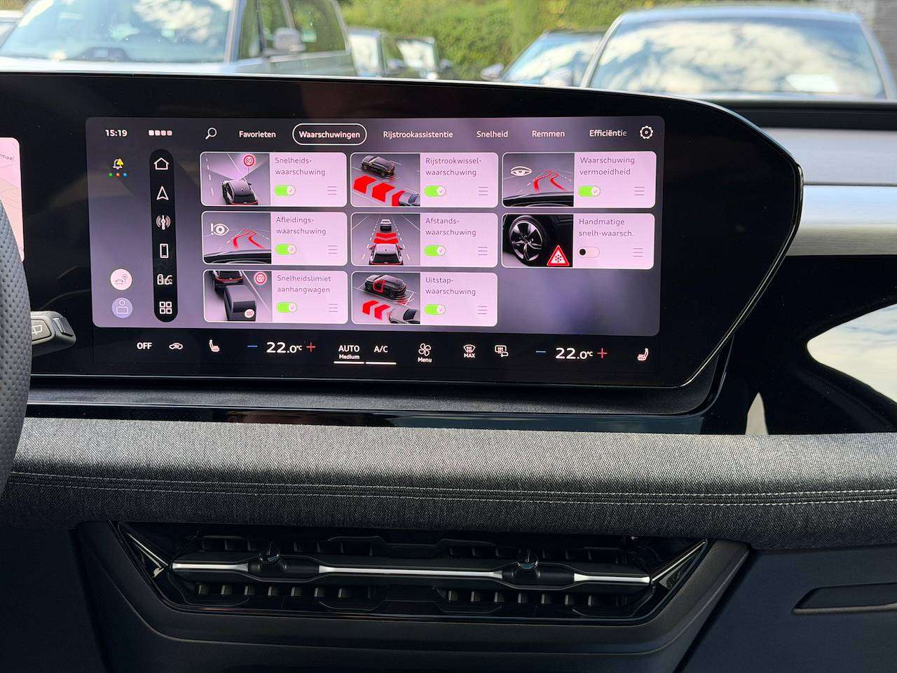 Audi Q6 e-tron 100 kWh PERFORMANCE S LINE EDITION TREKHAAK PANORAMA 360° CAM MEMORY SEATS — foto 12 van 15