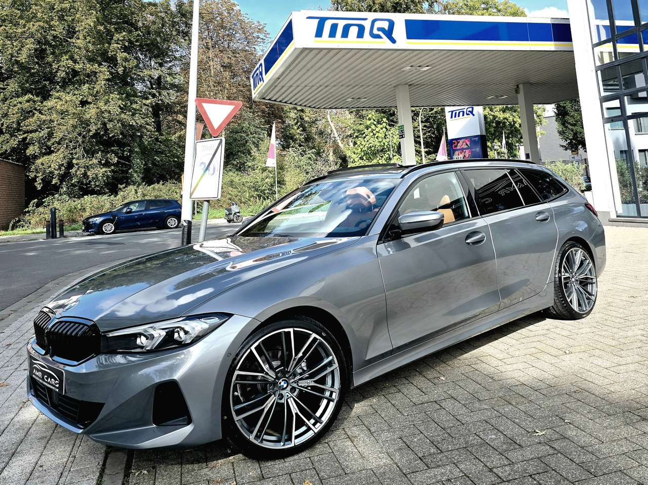BMW 318 DA Sportline-Cognac Leder-Elec.Seats Memory-Widescreen-PanoramischDak-AdaptLed-Ambiance-ComfortAcces-Camera-Hifi enz.. — foto 3 van 25
