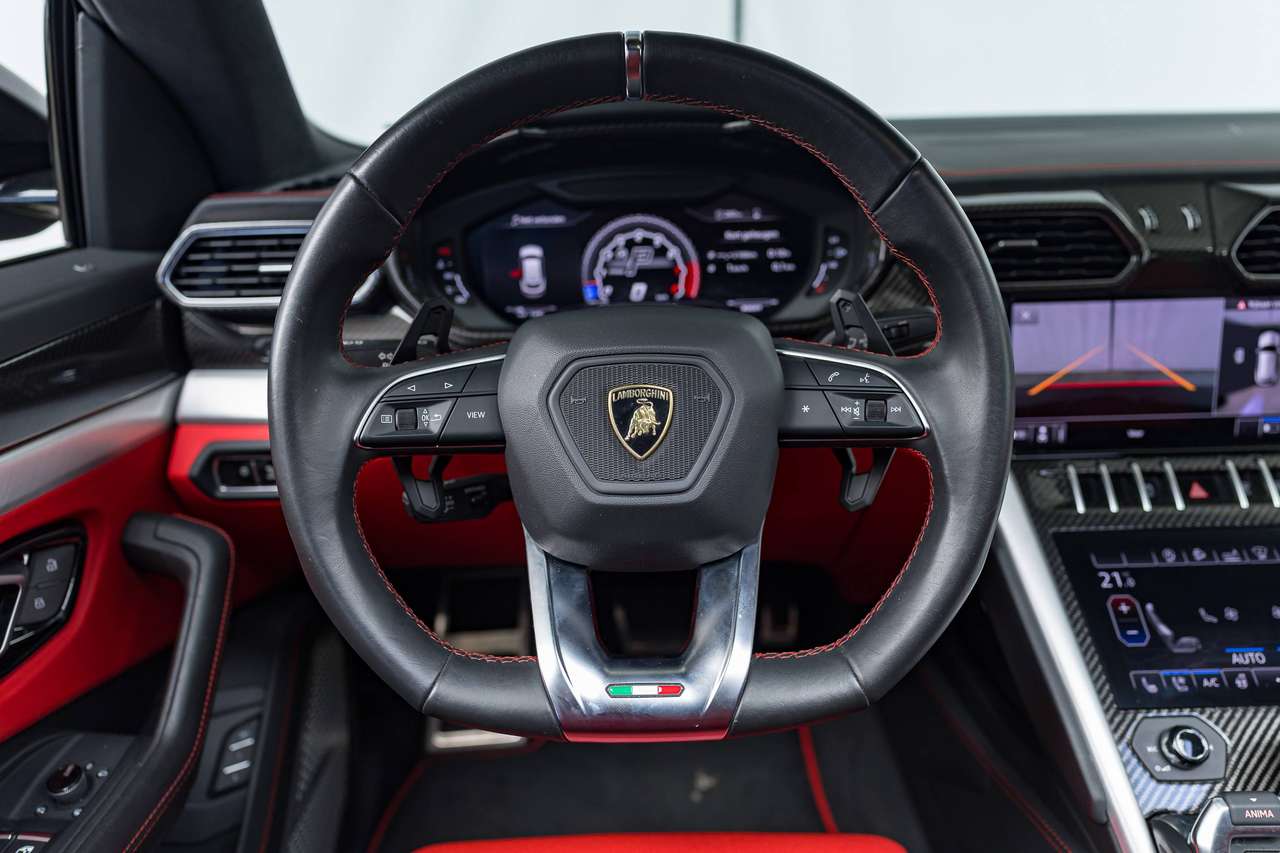 Lamborghini Urus 4.0 BITURBO V8|LUKAKU FIRST OWNER|NIGHT VISION|360°|BANG&OLUFSEN|MASSAGE|HEAD-UP|ZETELVERW.+KOELING|CARBON|REAR WHEEL ST. — foto 21 van 25